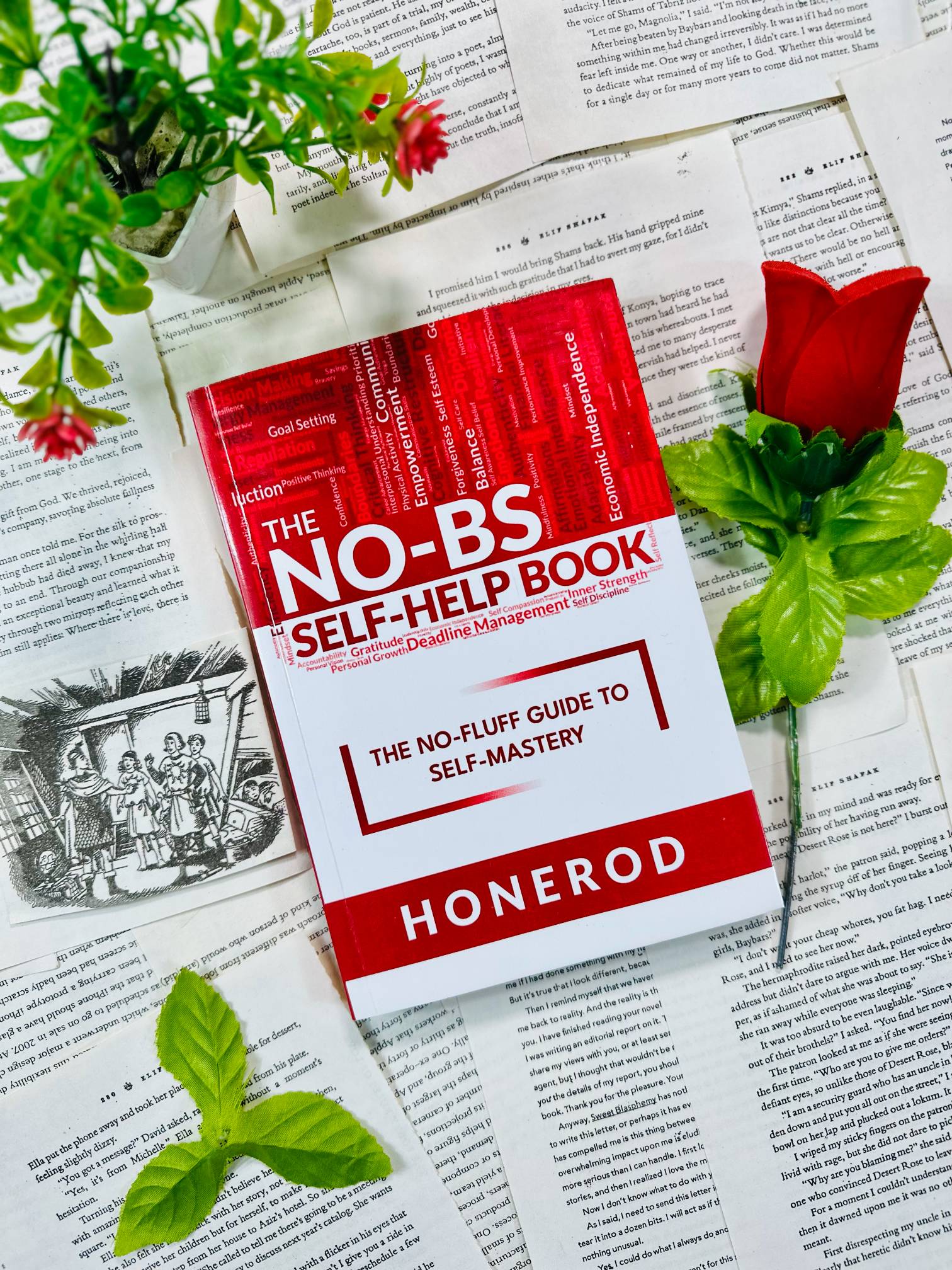 The NO-BS Self-Help Book: The No-Fluff Guide to Self-Mastery by Honerod