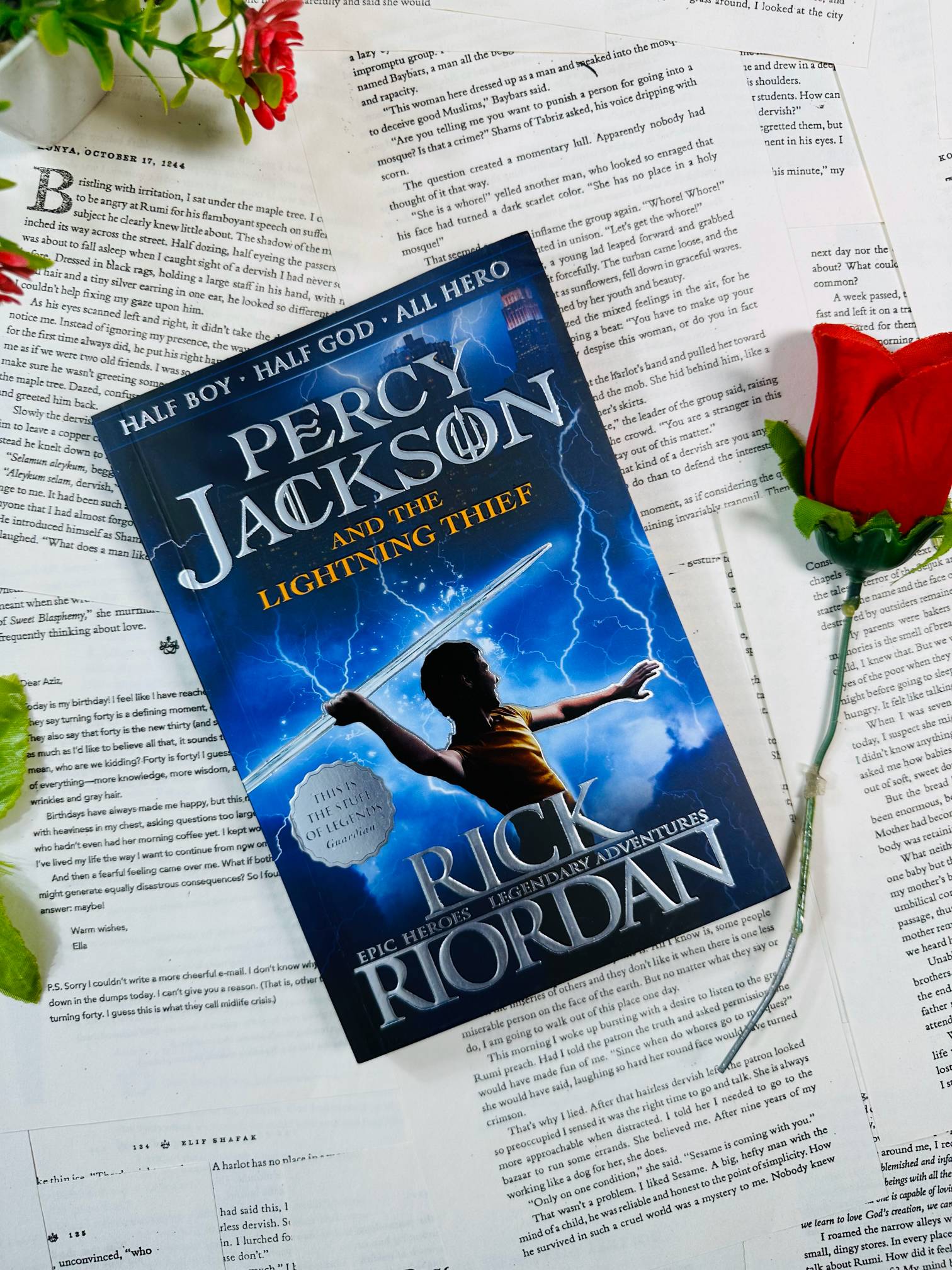 Percy Jackson And The Lightning By Rick Riordan